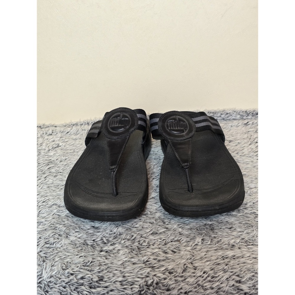 Flit Flops Sandals Black Flip Flops Slip On Toe Post Women's Size 9 - Picture 2 of 8